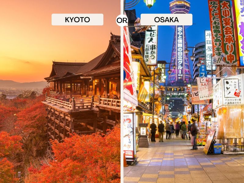 Du lịch Osaka - Kyoto