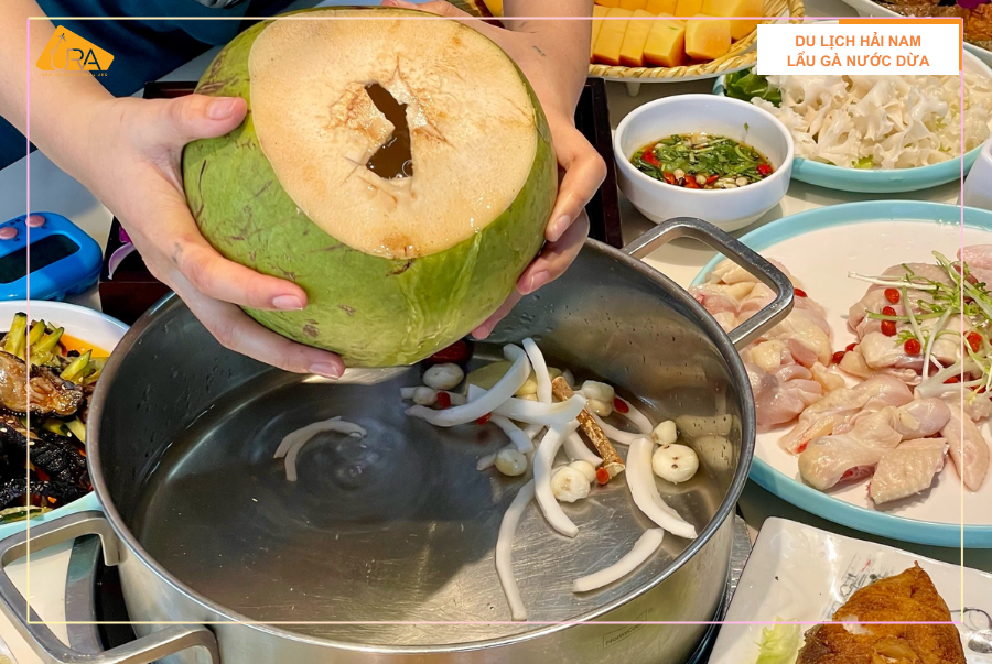 Lẩu Gà Nước Dừa Trứ Danh Hải Nam