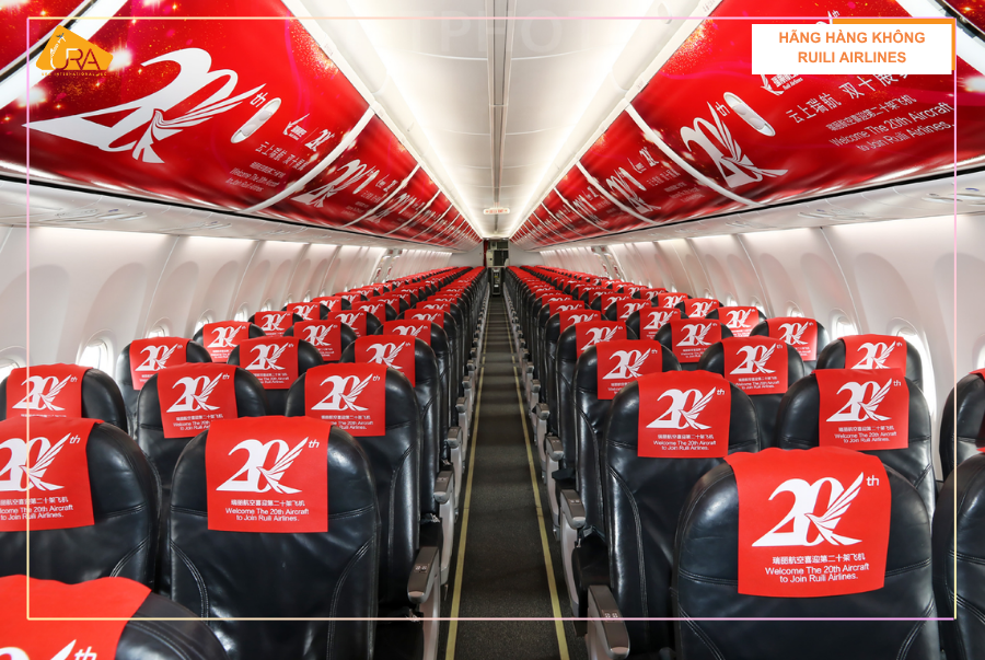 Hãng hàng không Ruili Airlines - Bên trong khoang khách