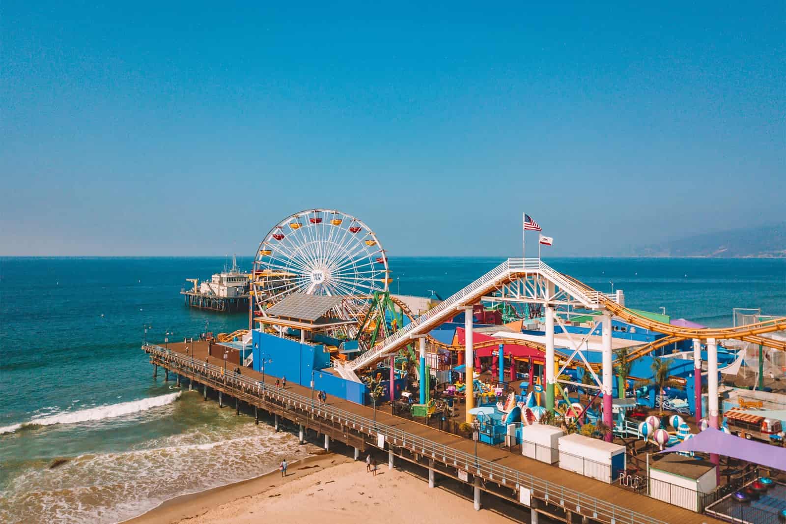 Vòng xoay vui vẻ Santa Monica – Vòng quay ngựa gỗ Santa Monica